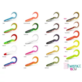 Gumihal Delphin Twistax Eeltail Uvs / 5Db