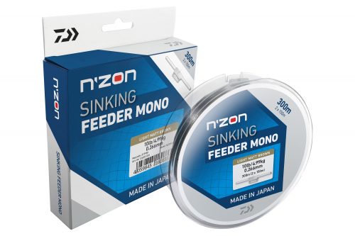 N'Zon Sinking Feeder Mono Matt Braun - 0.18Mm - 2.35Kg - 300M