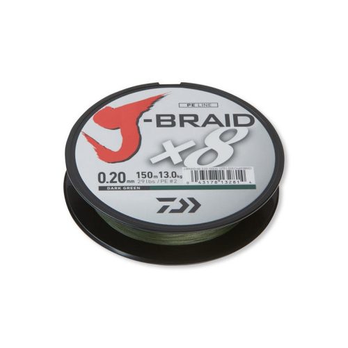 Daiwa J-Braid 8X 0,24Mm 300M Dgreen