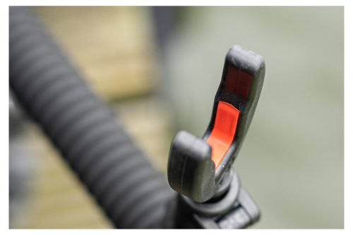 N'Zon Dual Feeder Rod Rest Black/Red - 78X56Cm - 1,00Cm