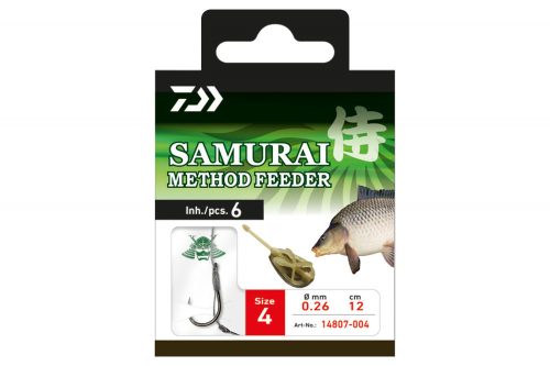 Samurai Method Feeder Horog Black - 120Cm - 6 - 0.20Mm - 6Db