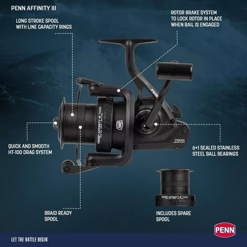 Penn Affinity Iii 7000  - Távdobó orsó