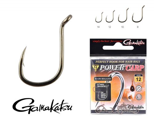 Power Carp Hair Rigger 10Db/Cs. 12-Es
