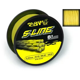 Black Cat Ø 0,38mm S-Line H: 250m 40kg / 88lbs sárga