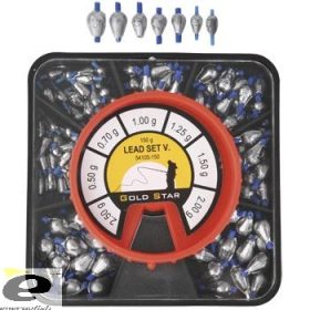 Kamasaki V. Betétes Cseppólom Készlet 0,52,5G Natur 150G