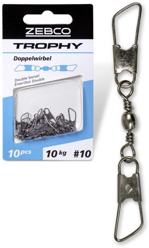Zebco M: 8 H: 50mm Trophy dupla forgó 10kg 10 darab