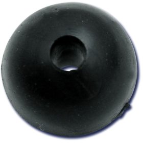 Black Cat Rubber Shock Bead Ø 10mm 10 darab