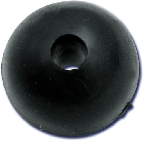 Black Cat Rubber Shock Bead Ø 10mm 10 darab