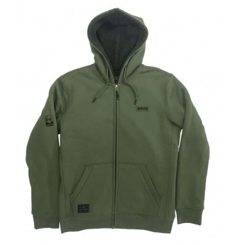 Navitas Sherpa Zip Hoody Green M