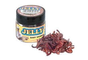 Benzar Jelly Baits Baby Worm Barna