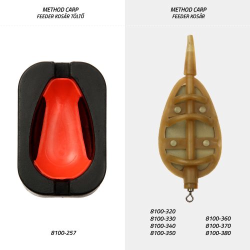 Nevis Method Carp Feeder Kosár 30G