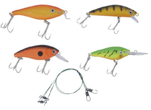 Hot Wobbler Szett(4Wobbler+2Drótelőke+Doboz)