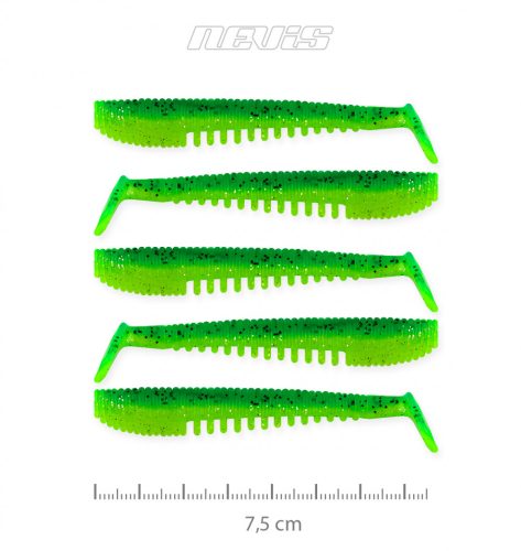 Impulse Shad 7.5Cm 5Db/Cs Zöld Flitter