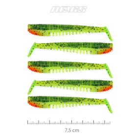 Impulse Shad 7.5Cm 5Db/Cs Zöld-Narancs Flitter