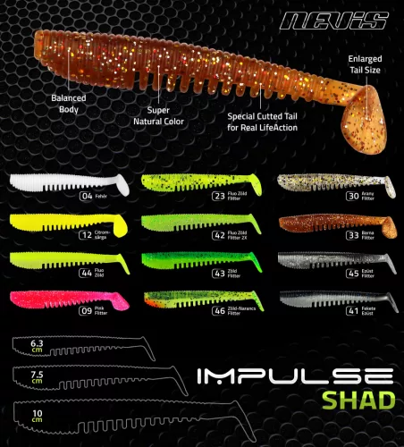 Impulse Shad 7.5Cm /Cs 5Szín