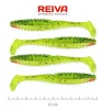 Zander Power Shad 10Cm 4Db/Cs (Zöld-Narancs Flitter)
