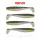 Flat Minnow Shad 10Cm 4Db/Cs (Fekete-Ezüst Flitter)