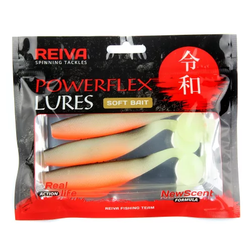 Flat Minnow Shad 12,5Cm 3Db/Cs (Fekete-Ezüst Flitter)
