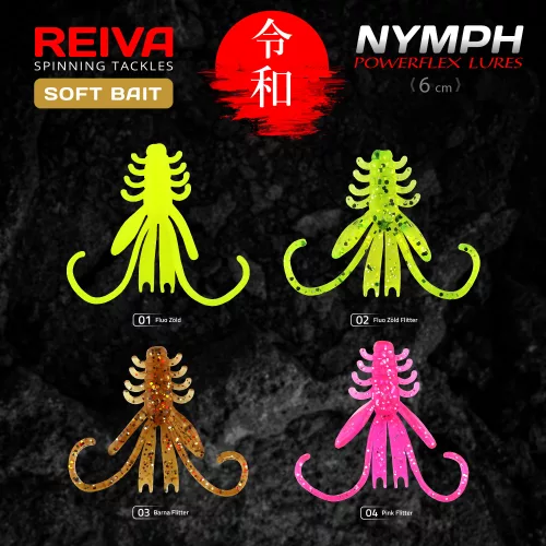 Nymph 6Cm 12Db/Cs  Fluo Zöld