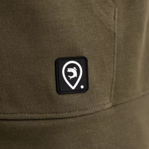 Adventer Cotton Hoodie Pulóver Khaki L