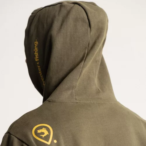 Adventer Cotton Hoodie Pulóver Khaki Xl
