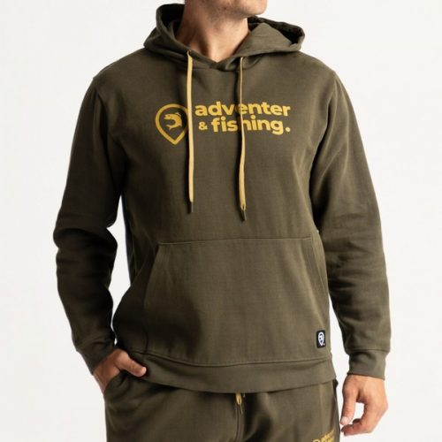 Adventer Cotton Hoodie Pulóver Khaki Xxl