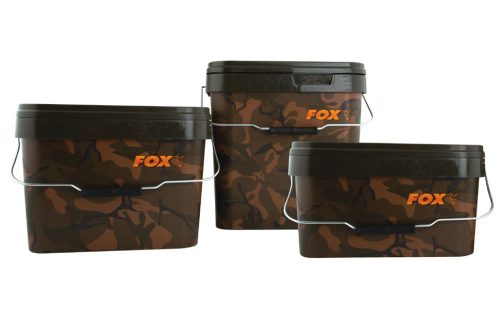 Fox Camo Square Buckets - 17 Litre