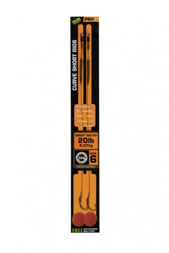 Fox Edges Curve Short 8 - 20lb Camotex Semi Stiff  x 2