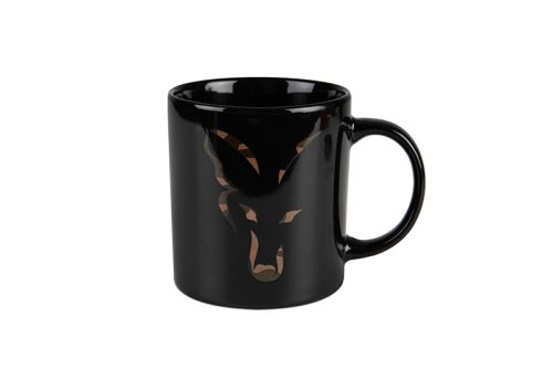 Fox Fox Black and Camo Head Ceramic Mug