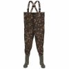 Fox Lightweight Camo Waders Size 10 UK / 44 EU