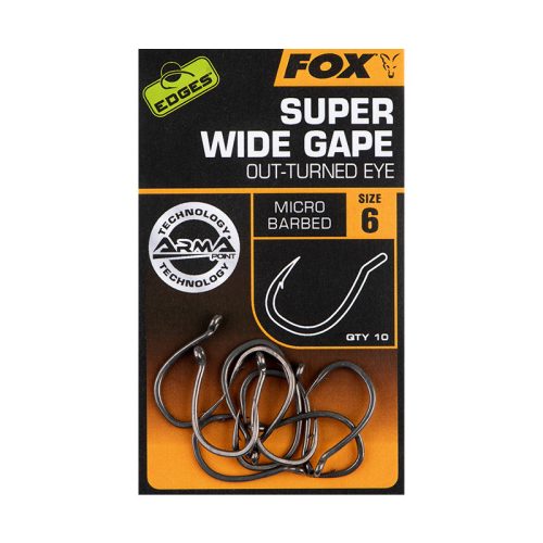 Fox Edges Armapoint Super Wide Gape (Outturned  eye) - Size 2