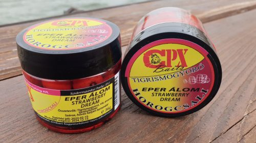 Cpx Baits Főtt Színezett Large Tigrismogyoró Horogcsali - Eper Álom - 36 Gramm