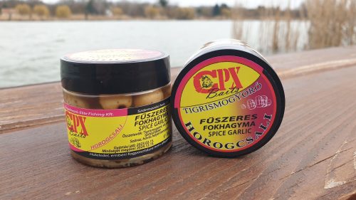 Cpx Baits Főtt Színezett Large Tigrismogyoró Horogcsali - Fűszeres Fokhagyma - 36 Gramm