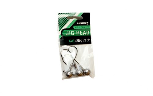 PZ Jig fej 6/0, 6/0, 20 g, 3 db