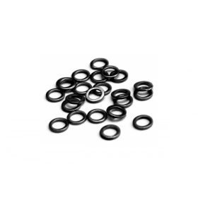 Cz Előkegyűrű, O 3 Mm, Matt Fekete, 25 Db