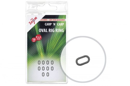 Cz Ovális Előkegyűrű, 4,5 Mm, 10 Db