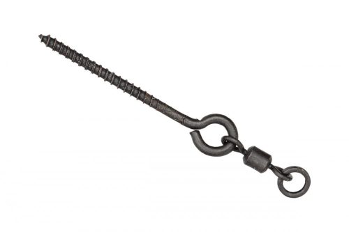 Carpzoom Menetes Csalitüske Forgóval, 12 Mm, 6 Db