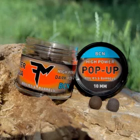   Feedermánia HIGH POWER DARK POP-UP BOILIES & BARRELS 10 MM BCN
