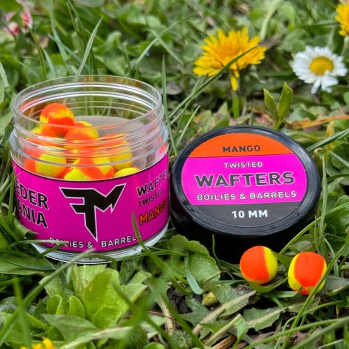 Feedermánia Wafters Twisted Boilies & Barrels 10 Mm Mango