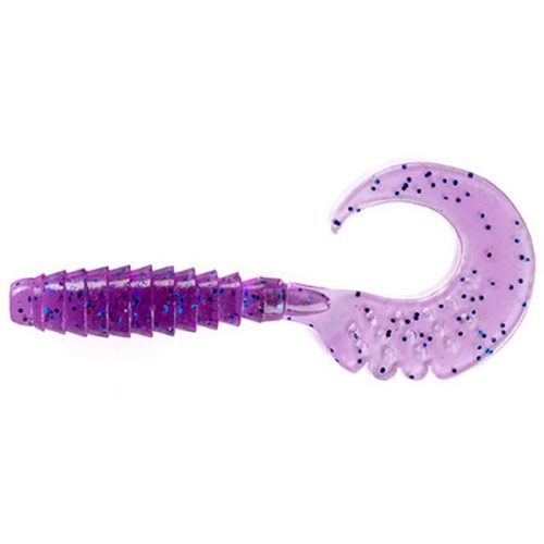 Fishup_Fancy Grub 2.5" (10Pcs.), #014  Violet/Blue