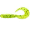 Fishup_Mighty Grub 4.5" (4Pcs.), #026  Flo Chartreuse/Green