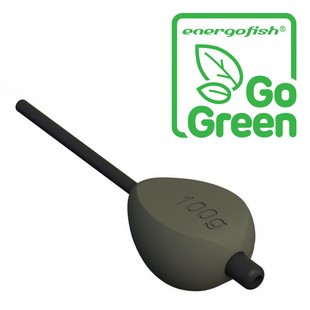 Carp Expert Flat Inline Ólom 40G Szinezett Go Green