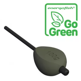 Carp Expert Flat Inline Ólom 100G Szinezett Go Green