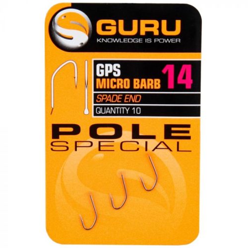 Pole Special Hook Size 14 (Barbed/Spade End)