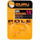 GURU Pole Special Hook Size 14 (Barbed/Spade End)