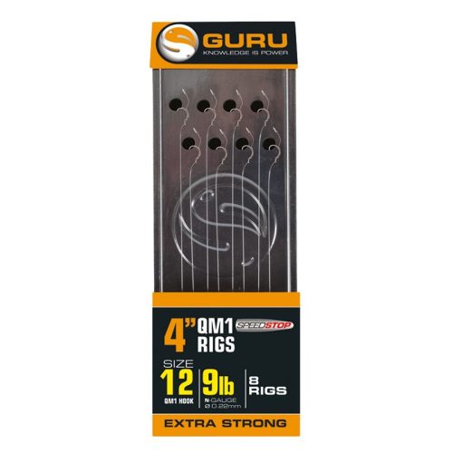 Guru Qm1 Speed Stop Ready Rigs 4" (10Cm) - 12 Qm1 - 9Lb/0,22Mm