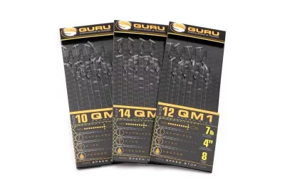 GURU QM1 Speed Stop Ready Rigs 4" (10cm) - 12 QM1 - 9lb/0,19mm
