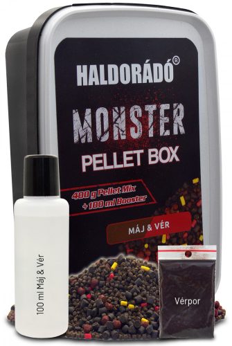 Haldorádó Monster Pellet Box - Máj & Vér