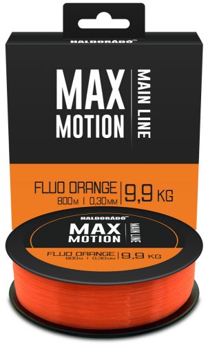 Haldorádó Max Motion Fluo Orange 0,30 Mm / 800 M - 9,9 Kg