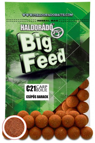 Haldorádó Big Feed - C21 Boilie - Csípős Barack